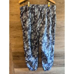 Love Shack Fancy Gap Sweatpants Size XL Floral Blue Pocket Preppy